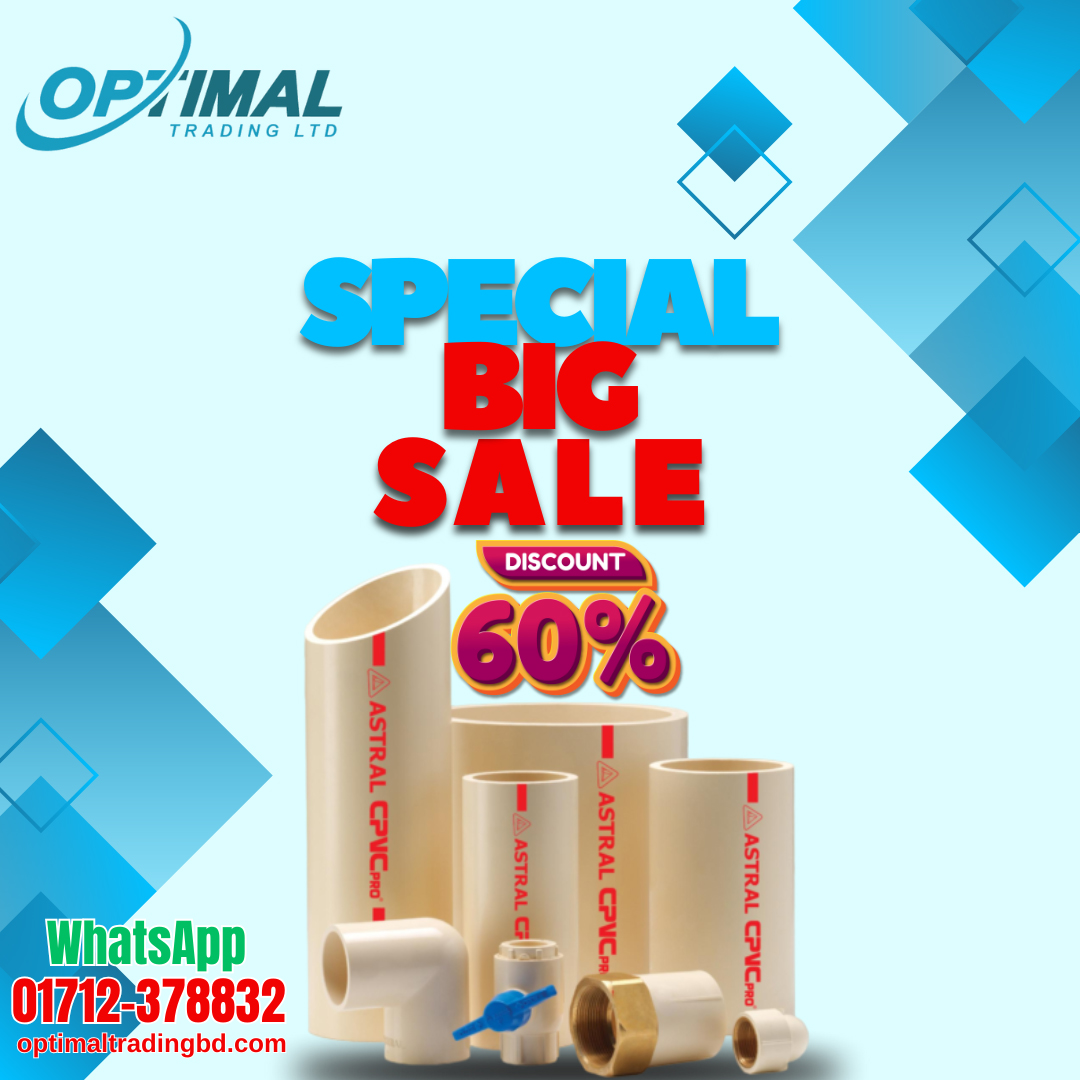 Astral CPVC Pro Pipe & Fittings From Optimal Trading Ltd.